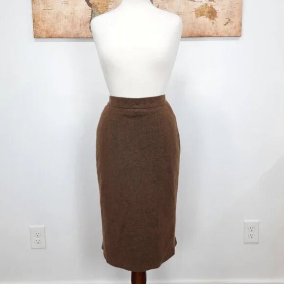 Vtg 70s wool skirt & sweater set - OSDI-A brand - Picture 5 of 12